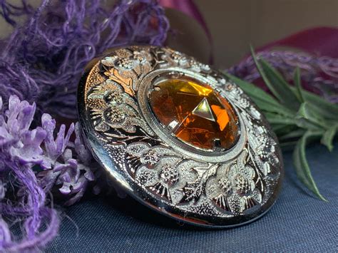 Celtic Brooch, Celtic Jewelry, Scotland Jewelry, Thistle Jewelry, Anniversary Gift, Outlander ...