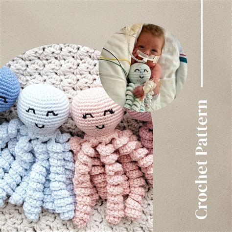 Crochet Octopus for a Preemie Pattern NICU Octopus PDF | Etsy Octopus Crochet Pattern Free ...