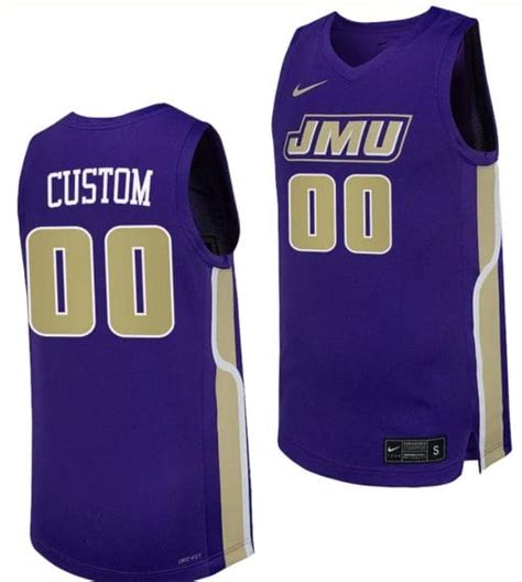 [Trending] Order New Custom James Madison Dukes Jersey Purple