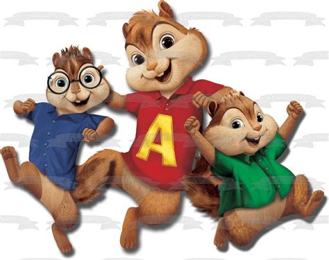 Alvin and the Chipmunks Simon Theodore Edible Cake Topper Image ABPID0 – A Birthday Place