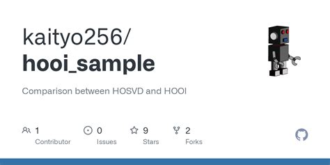 GitHub - kaityo256/hooi_sample: Comparison between HOSVD and HOOI