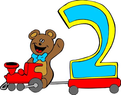 Cartoon Number 2 - ClipArt Best