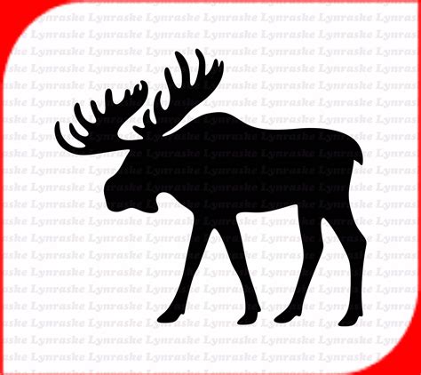 Moose Silhouette SVG Svg Dxf Cricut Silhouette Cut File - Etsy Canada