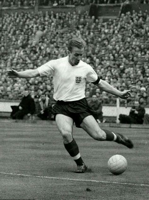 Bobby Charlton in action for England in 1959.