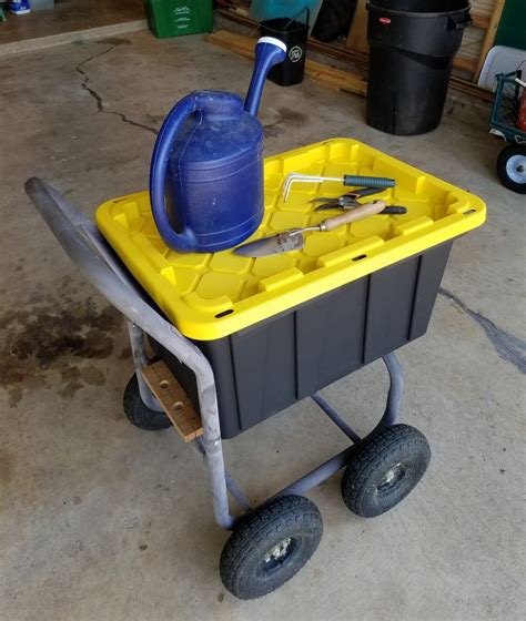 How to Make a Diy Garden Cart from a Hose Cart - Mixed Kreations