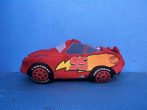 LIGHTNING McQUEEN Plush Toy, Hobbies & Toys, Toys & Games on Carousell