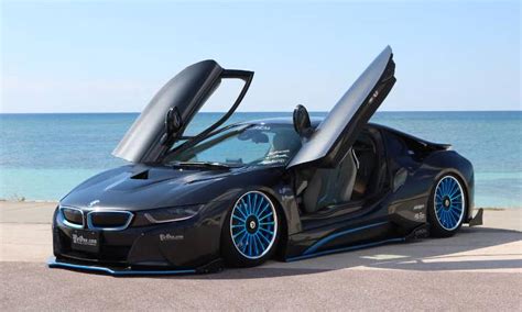 BMW i8 bolt-on AirREX air suspension - Brabant Custom Airride