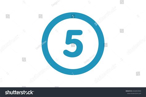 Modern Number 5 Logo Design Template Stock Vector (Royalty Free) 2026853903 | Shutterstock