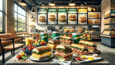 Subway Breakfast Menu (2024)