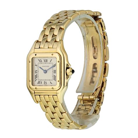 Cartier Panthere 1070 18K Yellow Gold Ladies Watch | eBay