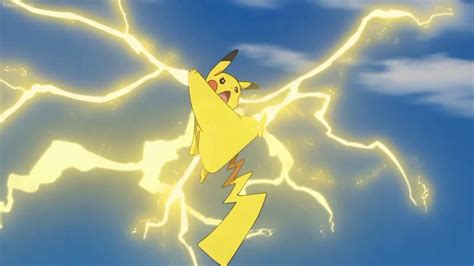 Thunderbolt from Pikachu in every generation! - YouTube