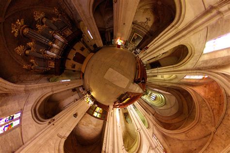 Cathédrale Saint-Pierre | Stereographic projection of this e… | Flickr