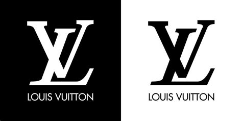 Louis Vuitton Logo - Louis Vuitton Icon with Typeface on White and ...