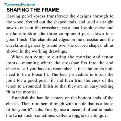 DIY Wooden Bow Saw Plans Blueprints