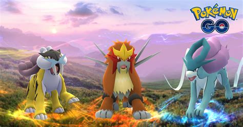 Legendary Pokémon Raikou, Entei, and Suicune and an EX Raid Battle ...