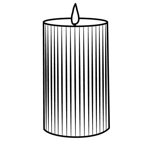 candle line art home decor vector illustration 26143270 Vector Art at Vecteezy