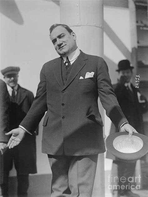 Opera Singer Enrico Caruso Gesturing by Bettmann