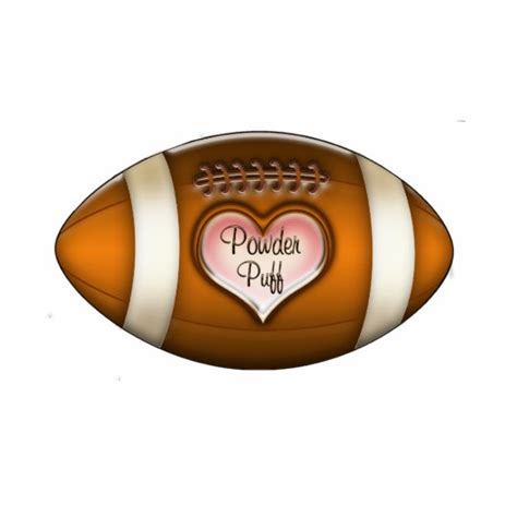 Football Team Powder Puff Ornament | Zazzle.com