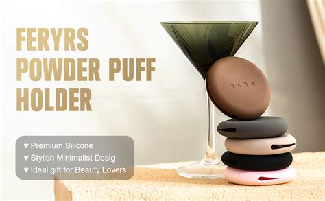 Amazon.com: FERYES Silicone Powder Puff Holder - Soft, Skin-Friendly Makeup Puff Case, Beauty ...