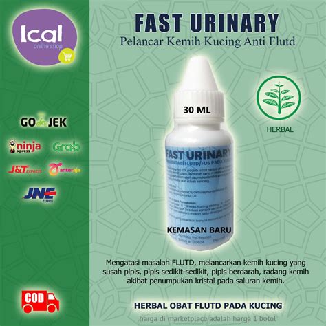 Jual Fast Urinary Herbal Kucing FLUTD Susah Pipis Atau Berdarah | Shopee Indonesia