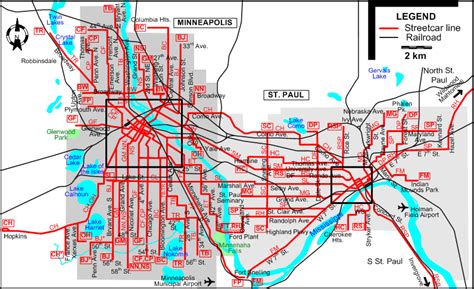 Minneapolis St. Paul Metro Map - ToursMaps.com