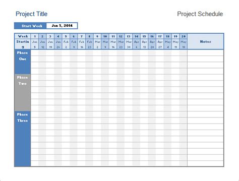 Timeline Calendar Template Excel | HQ Printable Documents