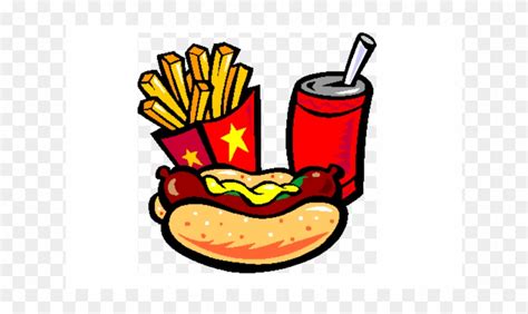 Hotdog And Chips Clipart