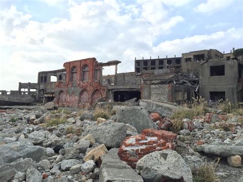 Gunkanjima, an abandoned island in Japan