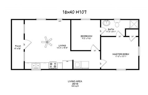 16 x 40 tiny house layout - Google Search 16x40 Cabin Floor Plans, Loft Floor Plans, Cabin Plans ...