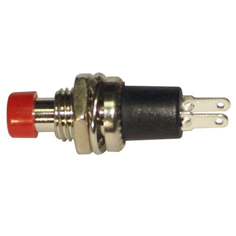 Momentary Push Button Switch, 1/4" (RED) - Steinair Inc.