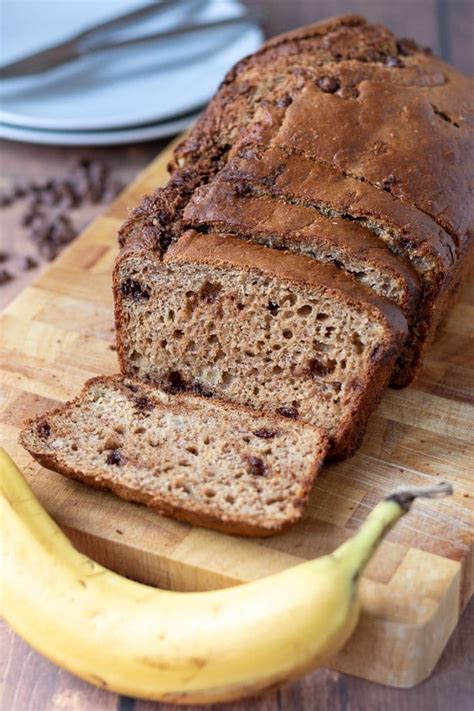 Chocolate Chip Banana Loaf Cake - Neils Healthy Meals