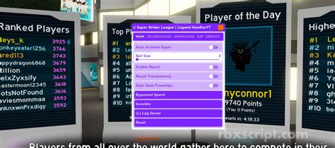 Super Striker League: Animations, ESP & More Scripts | RbxScript