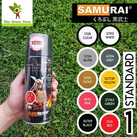 SAMURAI Spray Paint (Standard Colors 1) 400ml | Shopee Philippines