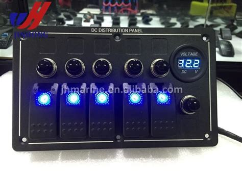 Waterproof 12v Rocker Switch Panel Marine Motorhome With Usb Socket ...