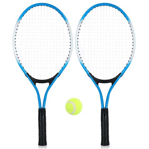 2Pcs Kids Tennis Racket String Tennis Racquets with 1 Tennis Ball and ...