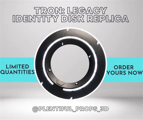 Tron Identity Disk Functional Prop Replica lightssounds - Etsy