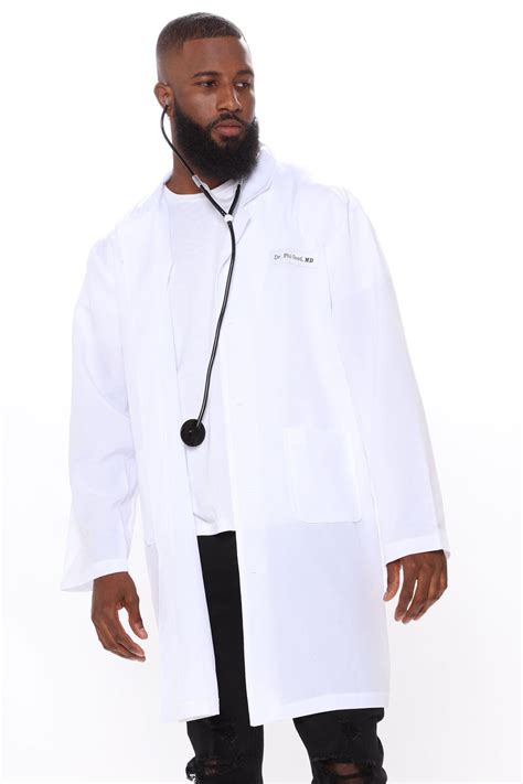 Dr. Phil Good 2 Piece Costume Set - White | Fashion Nova, Mens Costumes ...