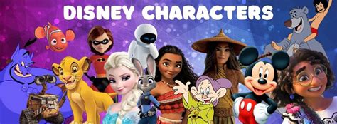 500 Disney Characters Names List (A-Z) | Featured Animation