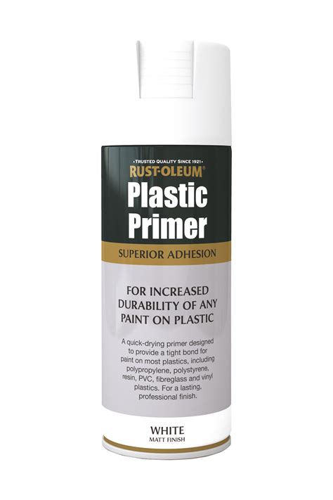 plastic primer - Rustoleum Spray Paint