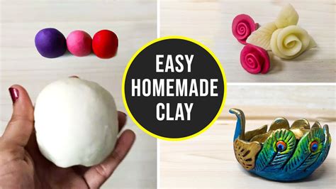 Homemade Clay | How to make clay at home | Homemade Clay Recipe - YouTube