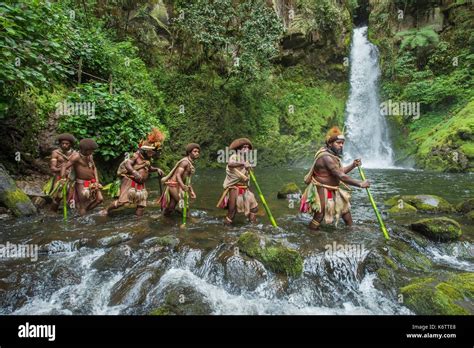 Papua New Guinea, Hela province, Ambua region, Huli tribe, initiation ...