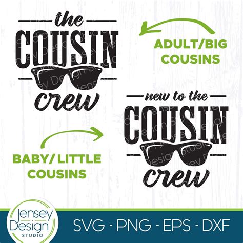 Cousins Svg, New to the Cousin Crew, Family Camping Trip Png, Big ...