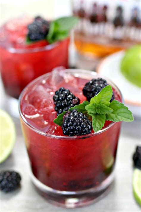 🍹Blackberry Bourbon Smash Cocktail Recipe🍹