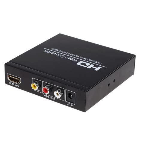 Quality Full HD 1080P HDMI to HDMI Converter Adapter AV/CVBS/HDMI to HDMI Audio Video Converter ...