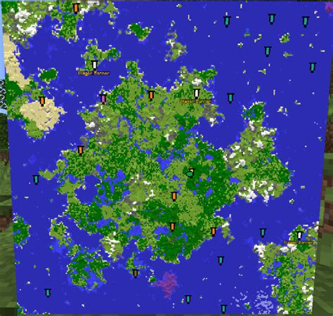 Continent Seed: 1938308378592162354 (details in the comments!) : r/Minecraft