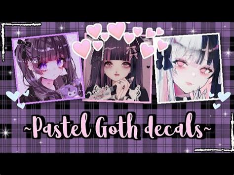 Pastel Goth Anime Icon Decals Decal Ids For Your Royale High Journal | Hot Sex Picture