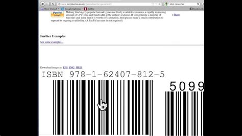 How To Make A Free Custom ISBN Barcode With Price Embedded - YouTube