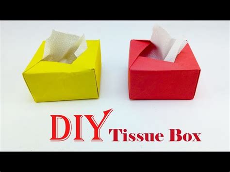 Diy Paper Tissue Box । Origami Tissue Box । Paper Tissue Box । Paper Craft