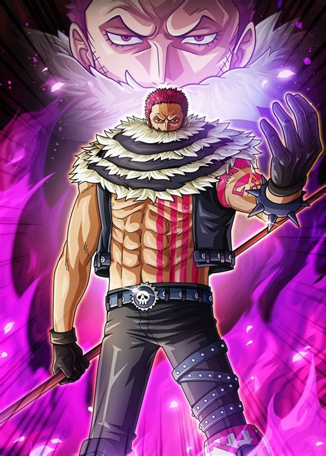 'Charlotte Katakuri' Poster by OnePieceTreasure | Displate in 2022 | Manga anime one piece, One ...