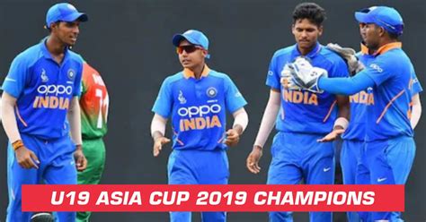 India U-19 Wins The Asia Cup Title by Defeating Bangladesh